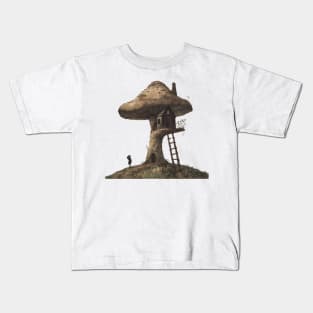 Mushroom Cap Cottage Kids T-Shirt